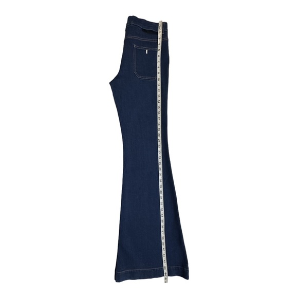 STELLA MCCARTNEY | True Blue 70s Flares High Rise Denim Jeans Pants Bellbottoms - Picture 5 of 15